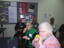 Staff and Day Centre clients at branch launch party for Vision Australia