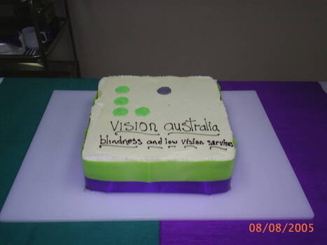 Cake made for branch launch in Geelong