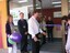 Staff and Day Centre clients at branch launch party for Vision Australia