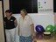 Staff and Day Centre clients at branch launch party for Vision Australia