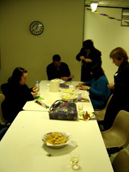 Staff at branch launch party for Vision Australia