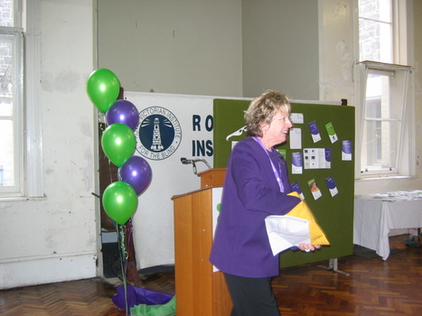 Jennifer Gibbons at branch launch party for Vision Australia