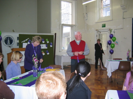 Staff at branch launch party for Vision Australia