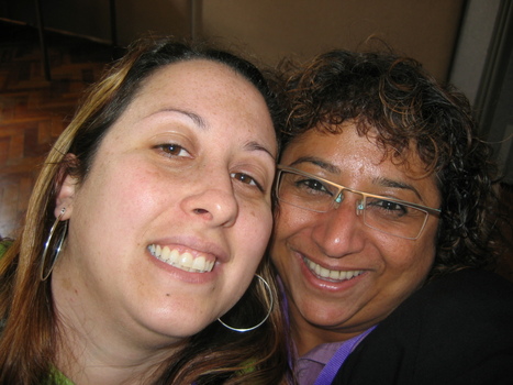 ? and Michelle da Silva at branch launch party for Vision Australia