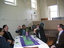 Staff at branch launch party for Vision Australia