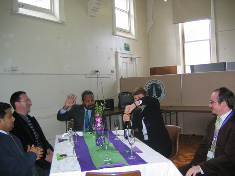 Staff at branch launch party for Vision Australia