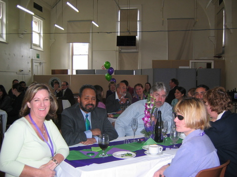 Staff at branch launch party for Vision Australia