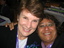 ? and Michelle da Silva at branch launch party for Vision Australia