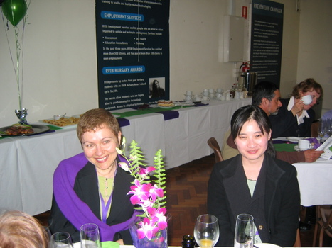 Staff at branch launch party for Vision Australia