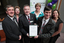 Making A Difference awards: Phillip Healey, Rosanne Cregan, Gerard Menses, Boorondara Council