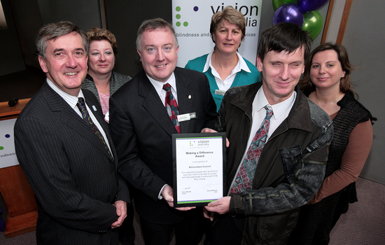 Making A Difference awards: Gerard Menses, Phillip Healey, Rosanne Cregan, Boroondara Council