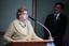 Making A Difference awards: speaker at podium