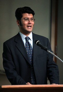 Making A Difference awards: speaker at the podium