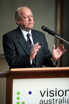 Making A Difference awards: speaker at podium