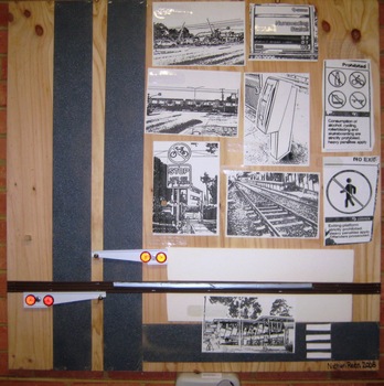 Various art pieces that decorated Burwood School