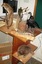 Stuffed animals stored at Burwood School for children to touch