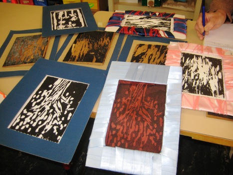 Various art pieces that decorated Burwood School