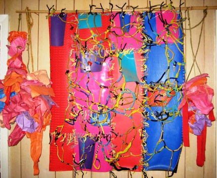 Various art pieces that decorated Burwood School