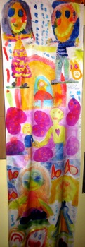 Various art pieces that decorated Burwood School