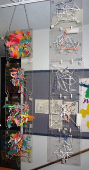 Various art pieces that decorated Burwood School