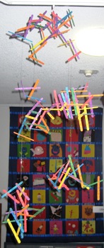 Various art pieces that decorated Burwood School