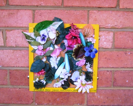 Various art pieces that decorated Burwood School