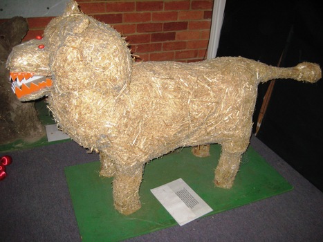 Various art pieces that decorated Burwood School