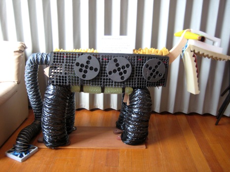 Various art pieces that decorated Burwood School
