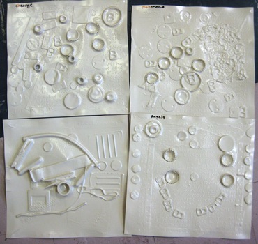 Various art pieces that decorated Burwood School