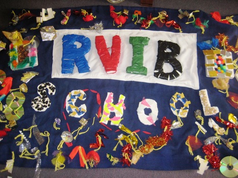 Various art pieces that decorated Burwood School