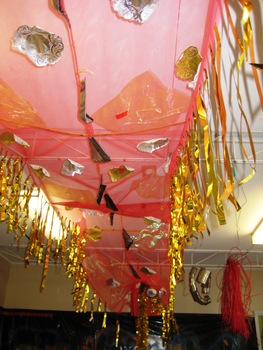 Various art pieces that decorated Burwood School