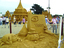 Sand sculptures at exhibition in Rye