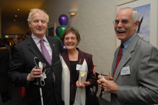 Ron McCallum with Joy and Graeme Mayhew