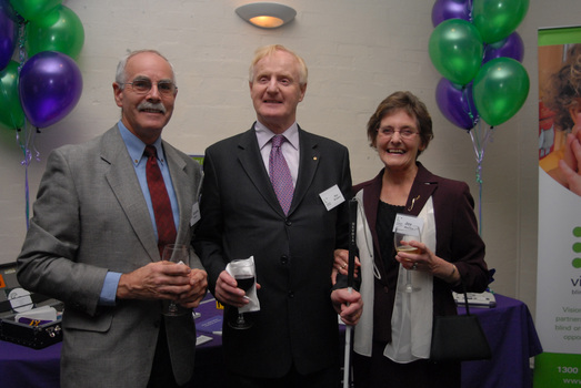 Ron McCallum with Joy and Graeme Mayhew