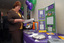 Anne-Marie Maley viewing the display