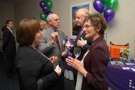 Joy and Graeme Mayhew, Ron McCallum and guest