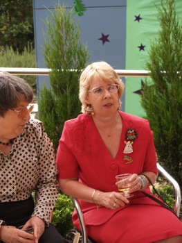 Attendees during the Christmas party and presentation