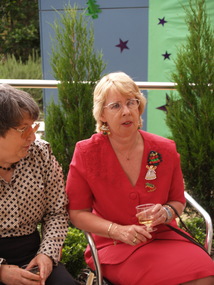 Attendees during the Christmas party and presentation
