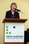 Jennifer Gibbons at the podium