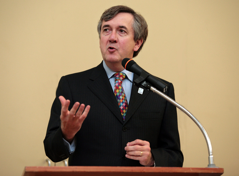 Gerard Menses at the podium
