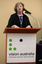 Female speaker at the podium