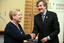 Awarded volunteer with CEO Gerard Menses