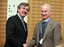 Awarded volunteer with CEO Gerard Menses