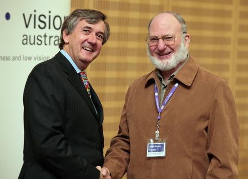 Lloyd Shirley with CEO Gerard Menses
