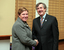 Awarded volunteer with CEO Gerard Menses