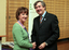 Awarded volunteer with CEO Gerard Menses