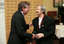 Awarded volunteer with CEO Gerard Menses