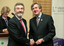Awarded volunteer with CEO Gerard Menses