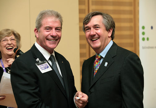 Greg Ross with CEO Gerard Menses