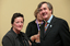 Awarded volunteer with CEO Gerard Menses